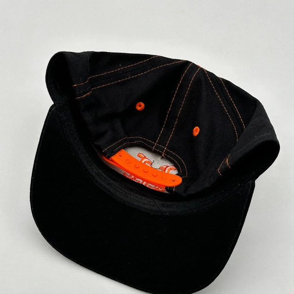 NY Mets New Black Baseball Cap with Orange Logo/Stitching -NEW and RARE - Picture 3 of 6